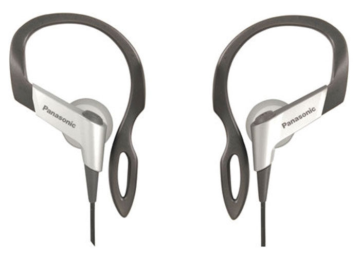 Panasonic RP-HS16-S (RPHS16S) Sports In-Ear Headphones/Earphones - Silver Image 1