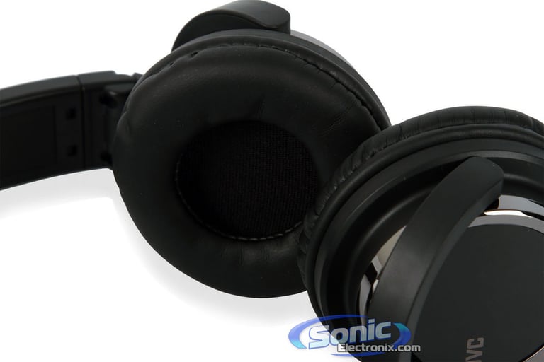 JVC HAS400B (HA-S400-B) On-Ear Carbon Nanotube Headphones - Black Open Box Image 7