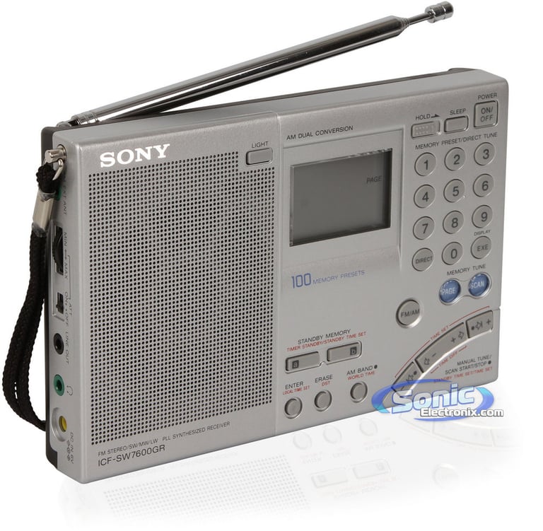 Sony ICF-SW7600GR (ICFSW7600GR) World Band AM/FM Radio Receiver Image 2