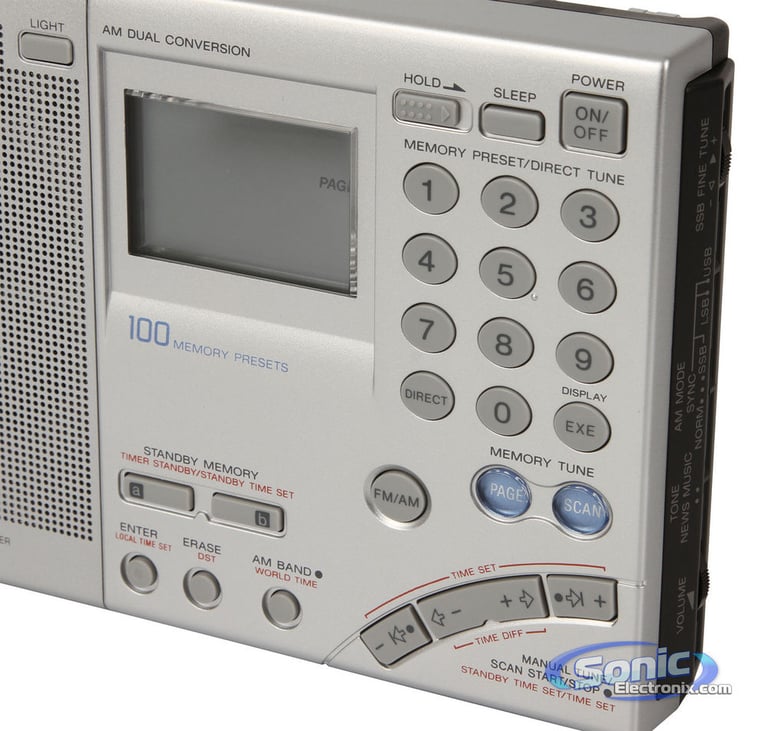 Sony ICF-SW7600GR (ICFSW7600GR) World Band AM/FM Radio Receiver Image 7