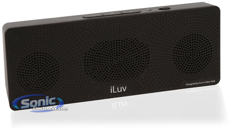 iLuv iSP202PBLK Wireless Bluetooth Speaker (Black) Open Box Image 1