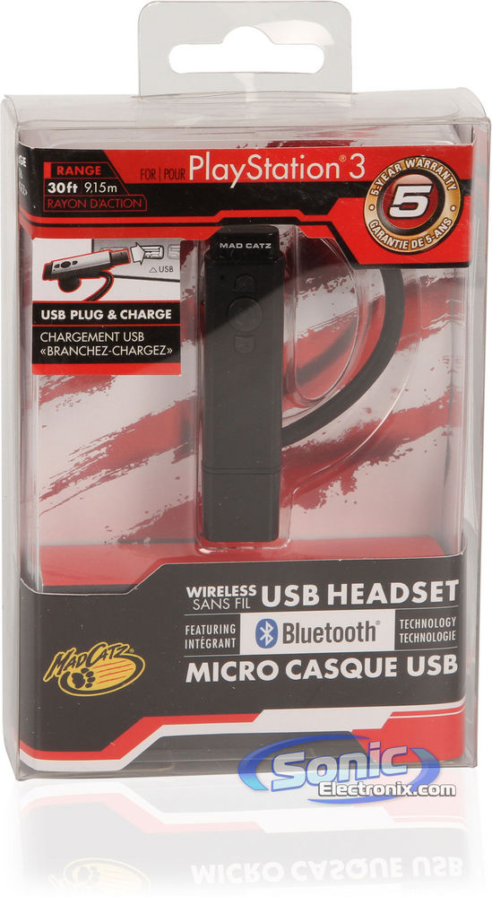 Mad Catz Wireless PS3 Bluetooth PlayStation 3 Gaming Headset Image 6