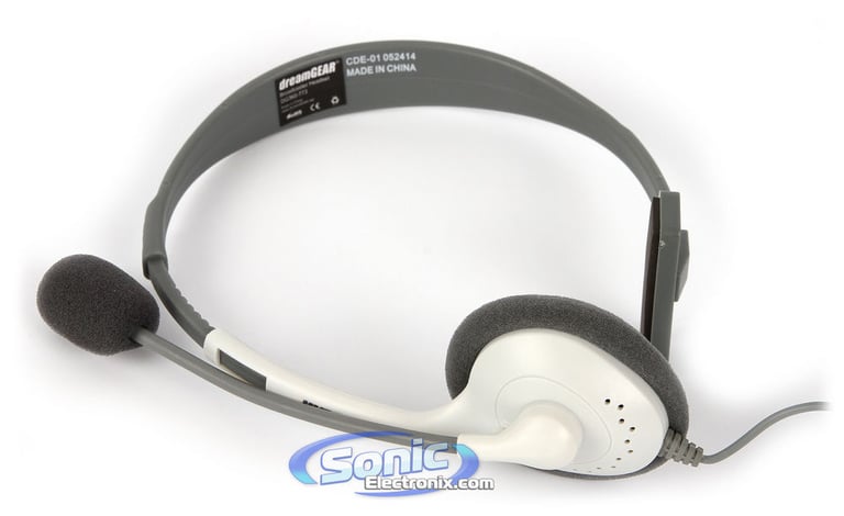 DreamGear Xbox 360 Broadcaster Headset - White Image 3