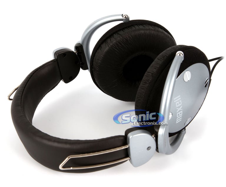 Maxell HP-550 (190562) Foldable Full-Size Digital Headphones with In-Line Volume Control Image 5