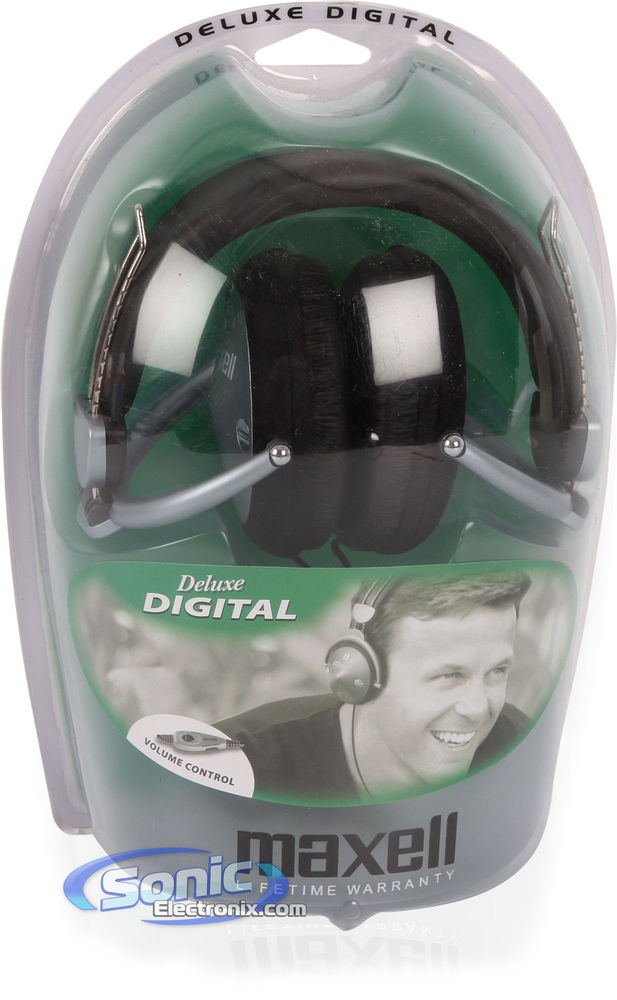 Maxell HP-550 (190562) Foldable Full-Size Digital Headphones with In-Line Volume Control Image 9