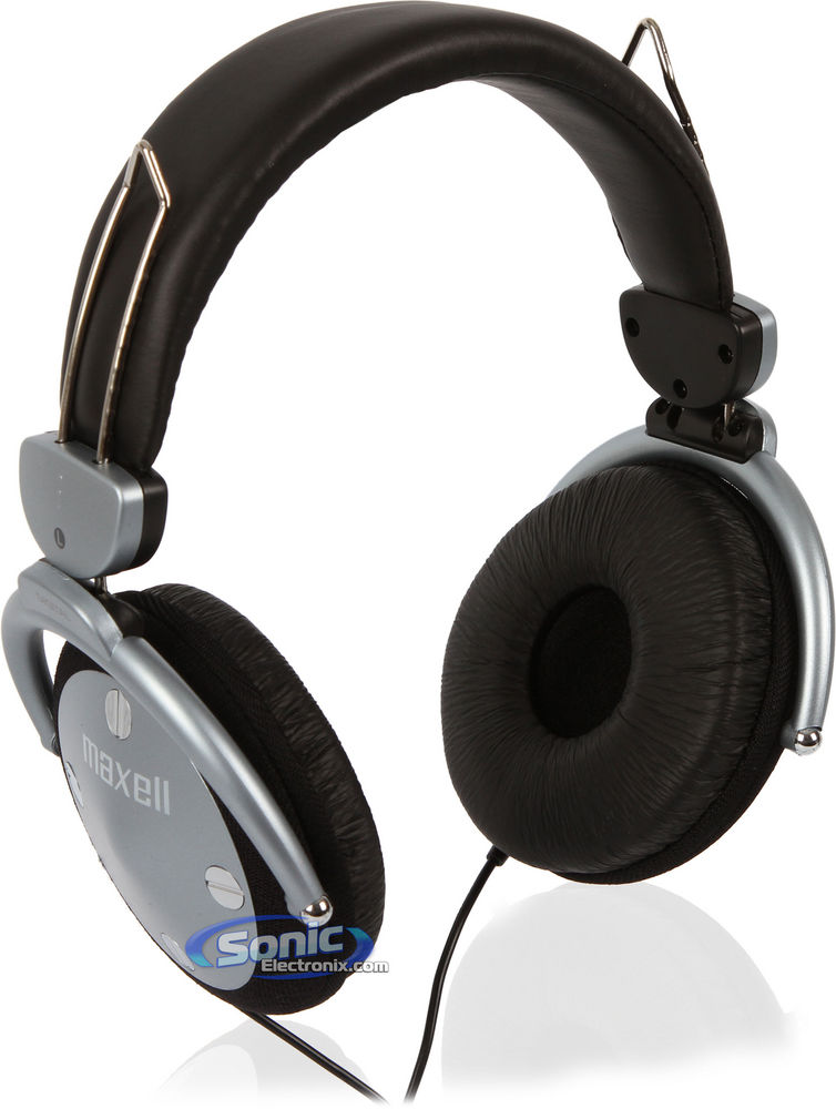 Maxell HP-550 (190562) Foldable Full-Size Digital Headphones with In-Line Volume Control Image 1