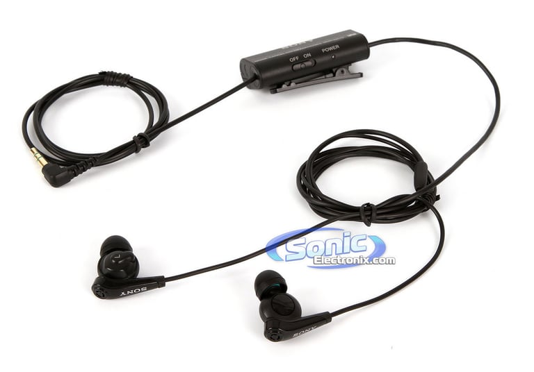 Sony MDRNC13 (MDR-NC13) Noise Canceling Earbuds In-Ear Headphones Open Box  Image 2