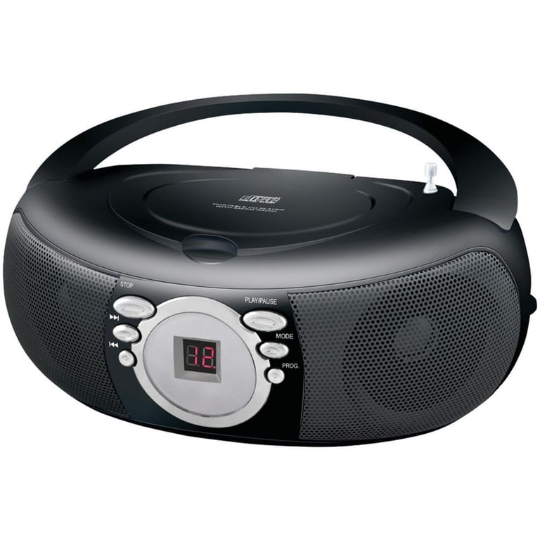 Coby MPCD285 Portable AM/FM Radio CD/MP3 Player Boombox Speaker Image 1