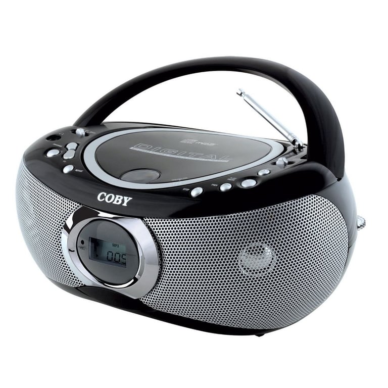 Coby MPCD455 (MP-CD455) Portable AM/FM Radio MP3 CD Player Open Box Image 1