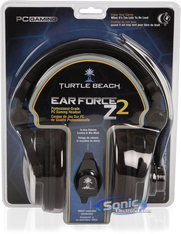Turtle Beach Ear Force Z2 PC Gaming Headphones Wired Headset (Black) Image 10