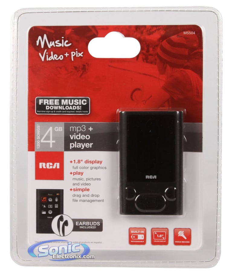 RCA M5504 Portable MP3 Player Image 4