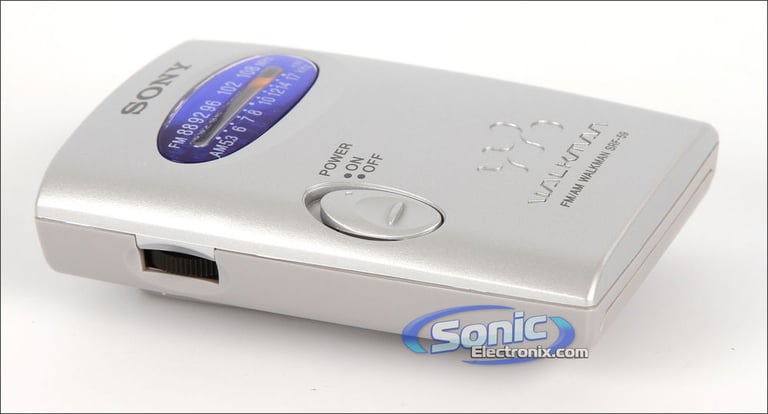 Sony SRF-59SILVER (SRF59) Portable AM/FM Walkman Radio - Silver Image 3