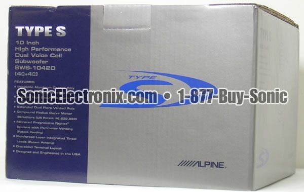 Alpine SWS-1042D Image 3