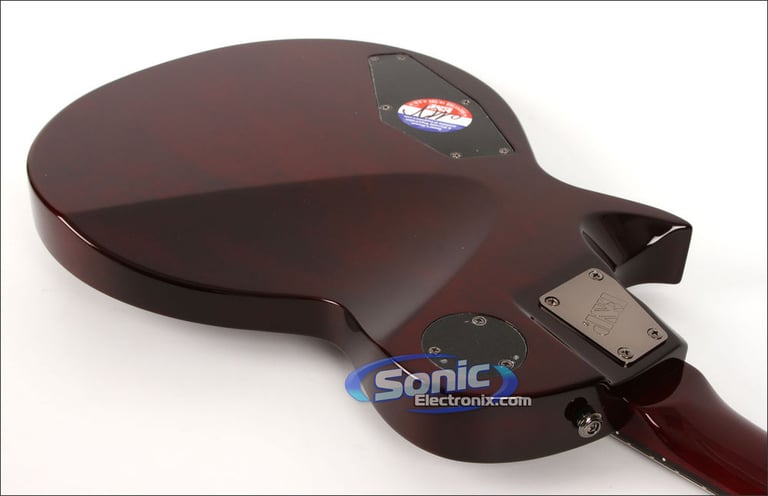 ESP Eclipse  EC100QM in (See Through Black Cherry) w Boss ME-70  Image 7