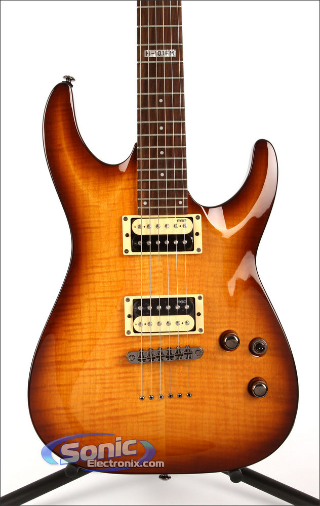 ESP H-101FM (ASB) Electric Guitar Package with FREE Cables Image 3