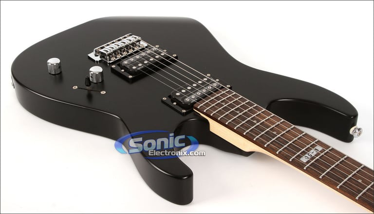 ESP M-50 (BLKS) Electric Guitar Package with FREE Cables Image 6