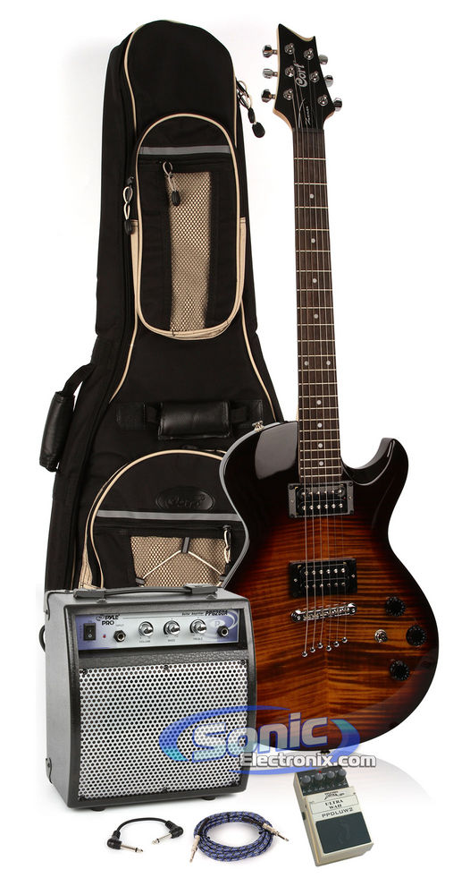 Cort Zenox Z42 (FT) Electric Guitar Package with FREE Cables Image 1