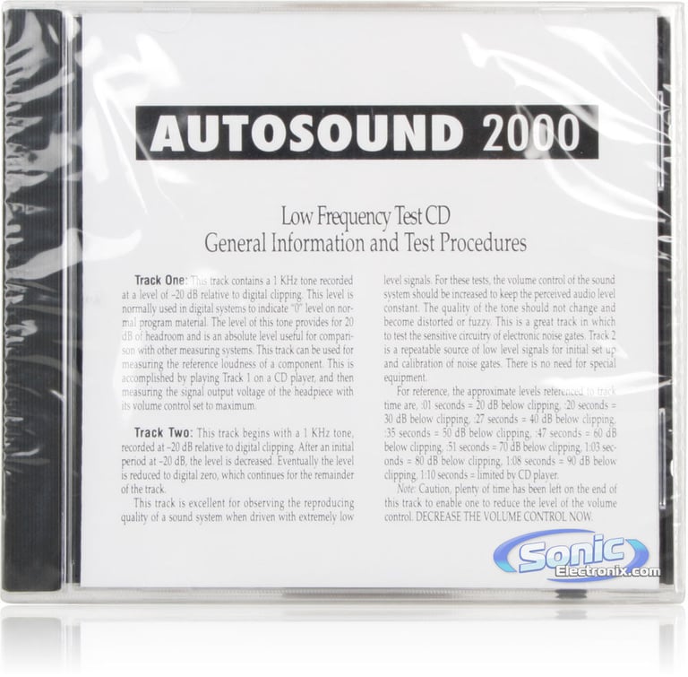 AutoSound 2000 CD-101 (CD101) Image 1