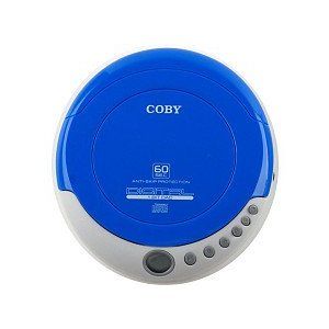 Coby CX-CD329 (CX-CD329BLU) Personal Portable CD Player - Blue Image 1