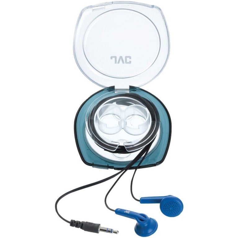JVC HAF10C Earbuds In-Ear Headphones (Blue) Image 2