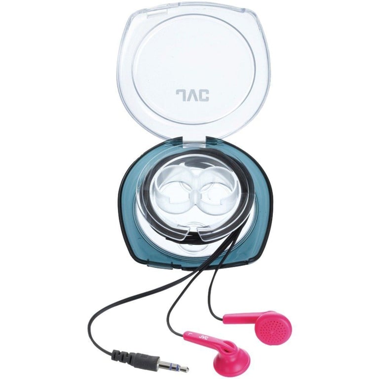 JVC HAF10C Earbuds In-Ear Headphones (Pink) Image 2