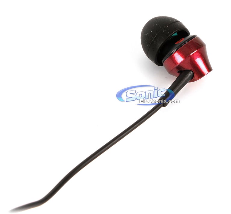 Sony MDREX58V/RED (MDR-EX58V/RED) EX Series Earbuds with Volume Control - Red Image 2