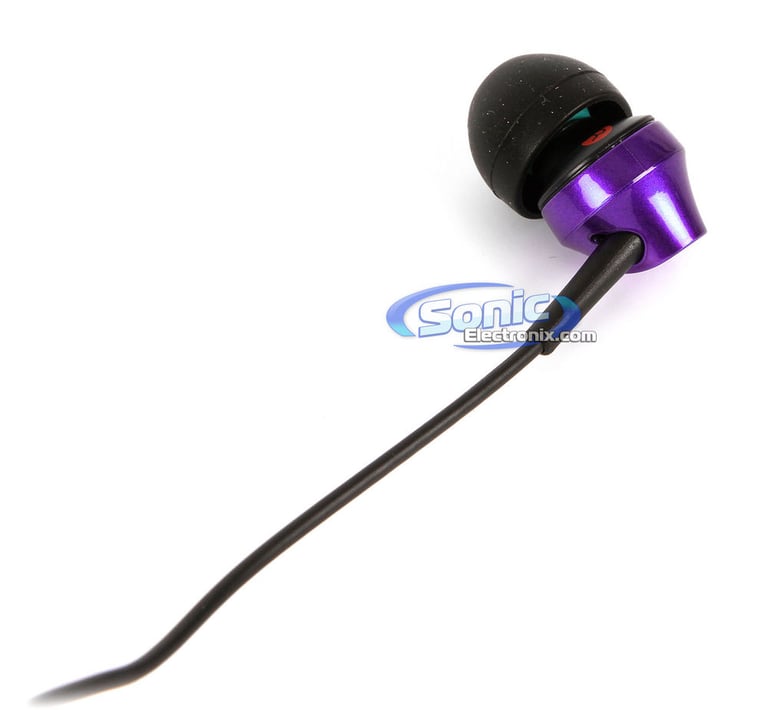 Sony MDREX58V/VLT (MDR-EX58V/VLT) EX Series Earbuds with Volume Control - Violet/Purple Image 2