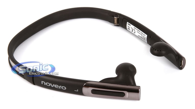 Novero Tour Wireless Bluetooth Headset Headphones (Black) Image 2