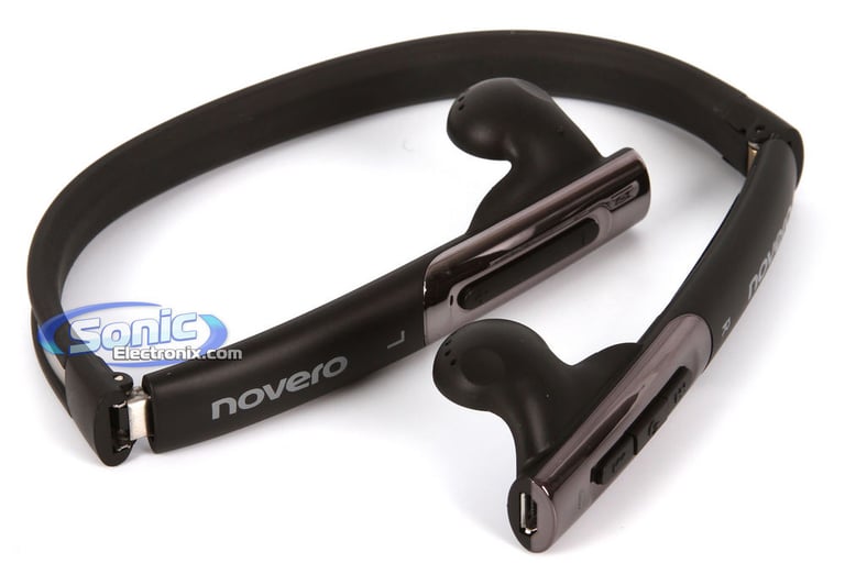 Novero Tour Wireless Bluetooth Headset Headphones (Black) Image 5