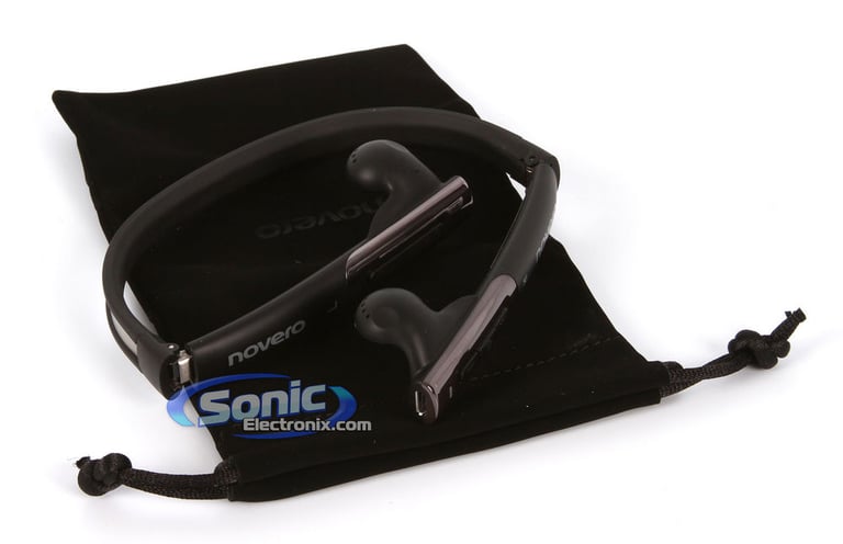Novero Tour Wireless Bluetooth Headset Headphones (Black) Image 9