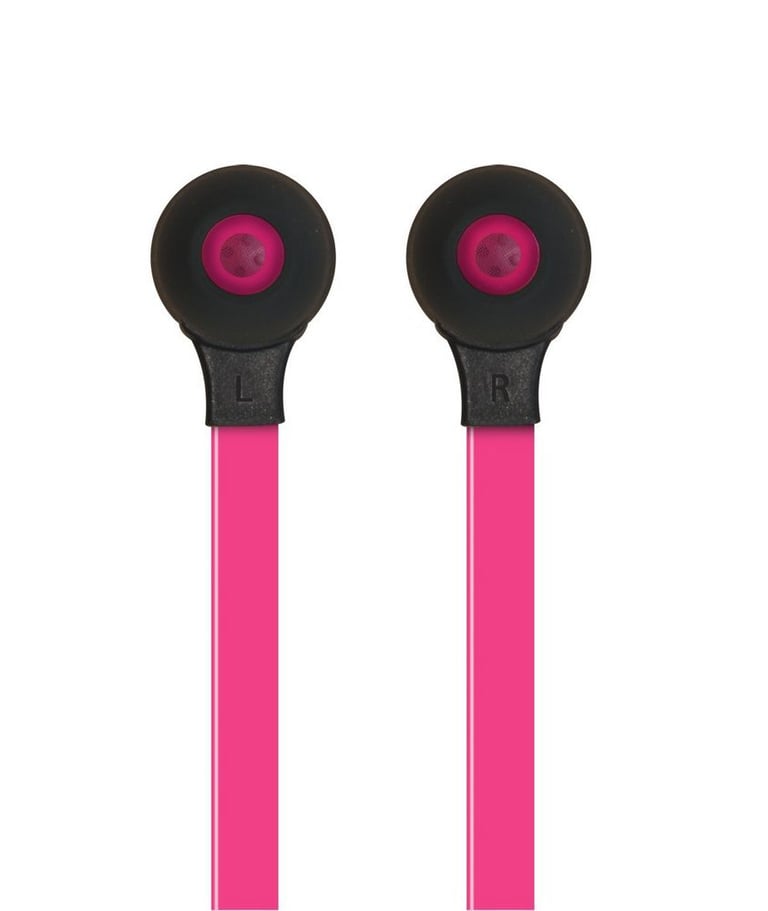 iLuv iEP335BPKN Neon Sound In-Ear Headphones/Earbuds with iPod/iPhone Remote (Pink/Black) Image 2
