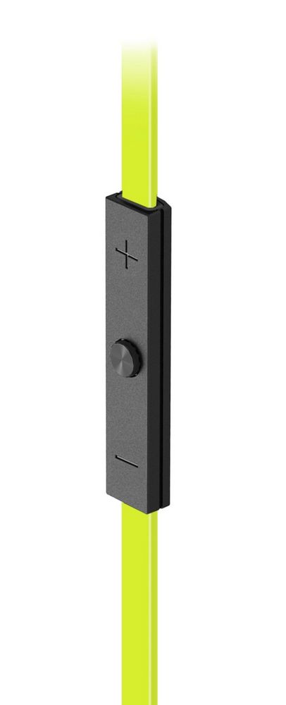 iLuv iEP335GRNN Neon Sound In-Ear Headphones/Earbuds with iPod/iPhone Remote (Green/Black) Image 3