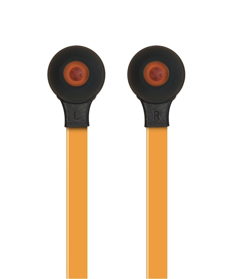 iLuv iEP335ORGN Neon Sound In-Ear Headphones/Earbuds with iPod/iPhone Remote (Orange/Black) Image 2