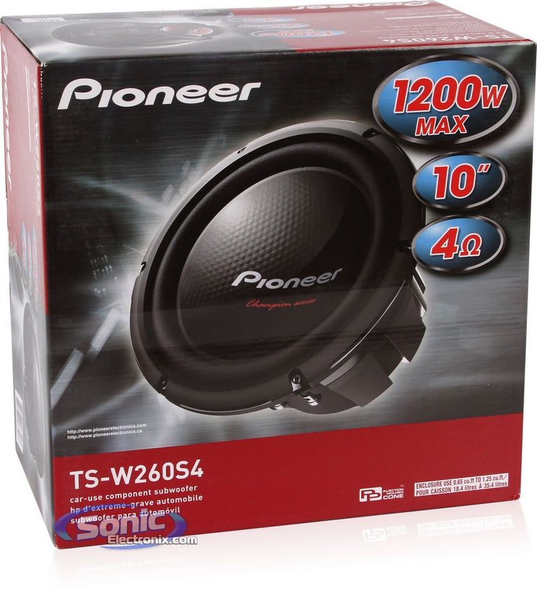 Pioneer TS-W260S4 Open Box  Image 6