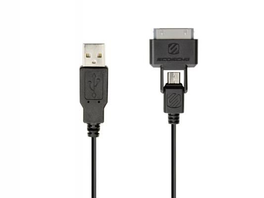 Scosche syncABLE Pro (IPMA) Charge/Sync Cable for iPod/iPhone/iPad and Micro USB Devices (Black) Image 5