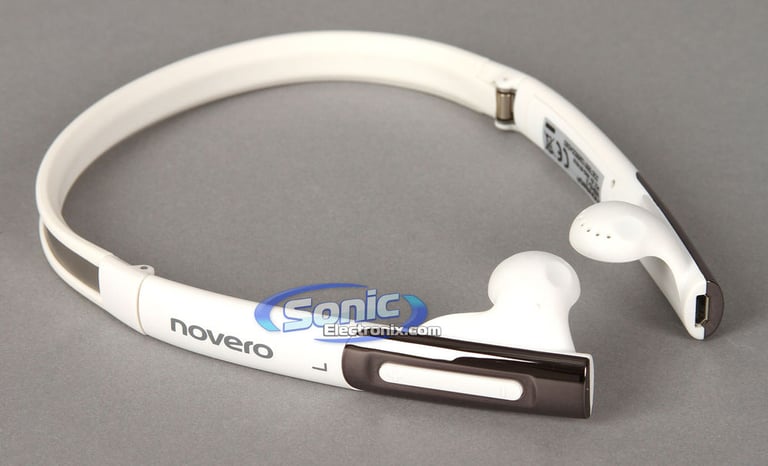 Novero Tour Wireless Bluetooth Headset Headphones (White) Image 2
