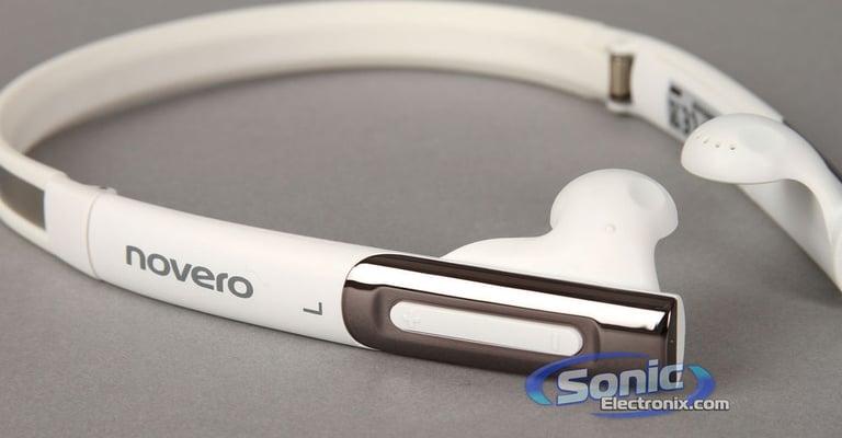 Novero Tour Wireless Bluetooth Headset Headphones (White) Image 7