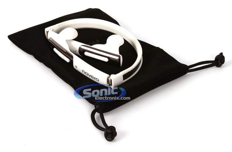 Novero Tour Wireless Bluetooth Headset Headphones (White) Image 10