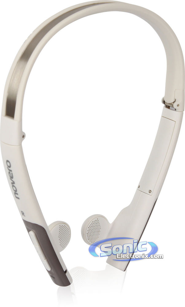 Novero Tour Wireless Bluetooth Headset Headphones (White) Image 1