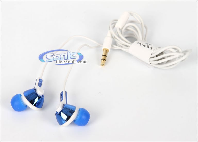 iLuv iEP322BLU City Lights In-Ear Headphones/Earphones (Blue) Image 2