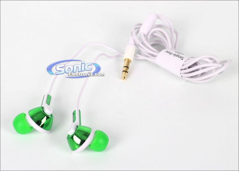 iLuv iEP322GRN City Lights In-Ear Headphones/Earphones (Green) Image 2