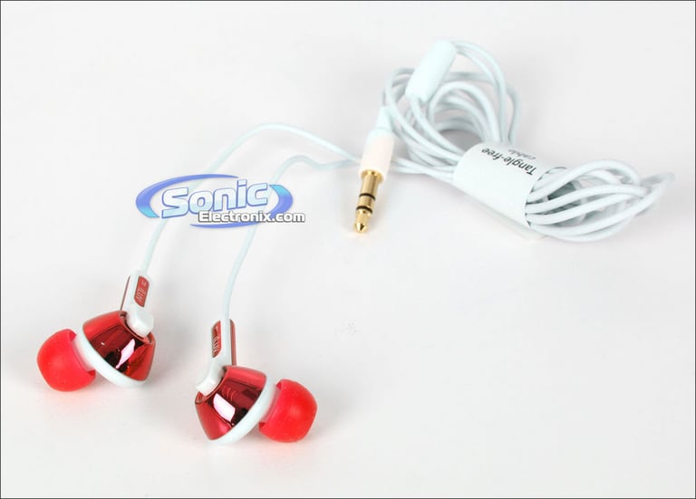 iLuv iEP322RED City Lights In-Ear Headphones/Earphones (Red) Image 2