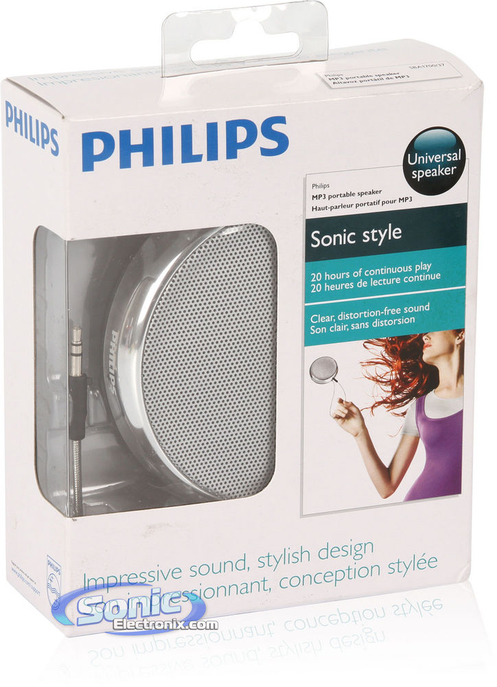 Philips SBA1700/37 Portable iPod/iPhone/MP3 Player Speaker Image 7