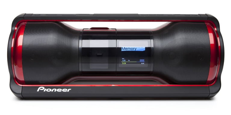 Pioneer STZ-D10Z-R (STZD10ZR) Crew Steez Portable Music System - Red/Black Image 1