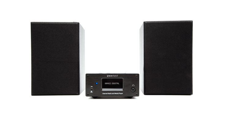 Grace Digital GDI-IRMS300 Wi-Fi Internet Micro Shelf System Stereo Image 1