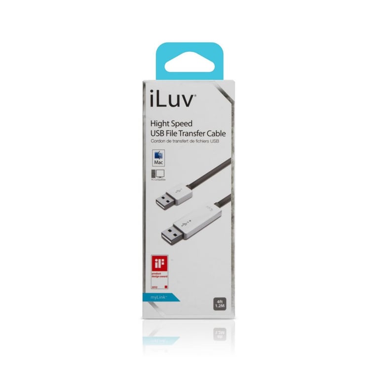 iLuv ICB707WHT White USB Cable (4-Feet) Image 3