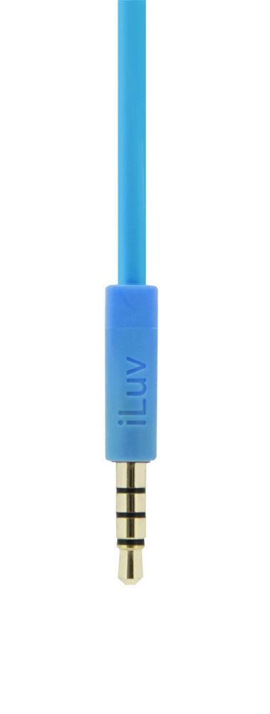 iLuv iEP385BLU JetTurbo In-Ear Headphones/Earbuds with iPod/iPhone Remote (Blue) Image 2
