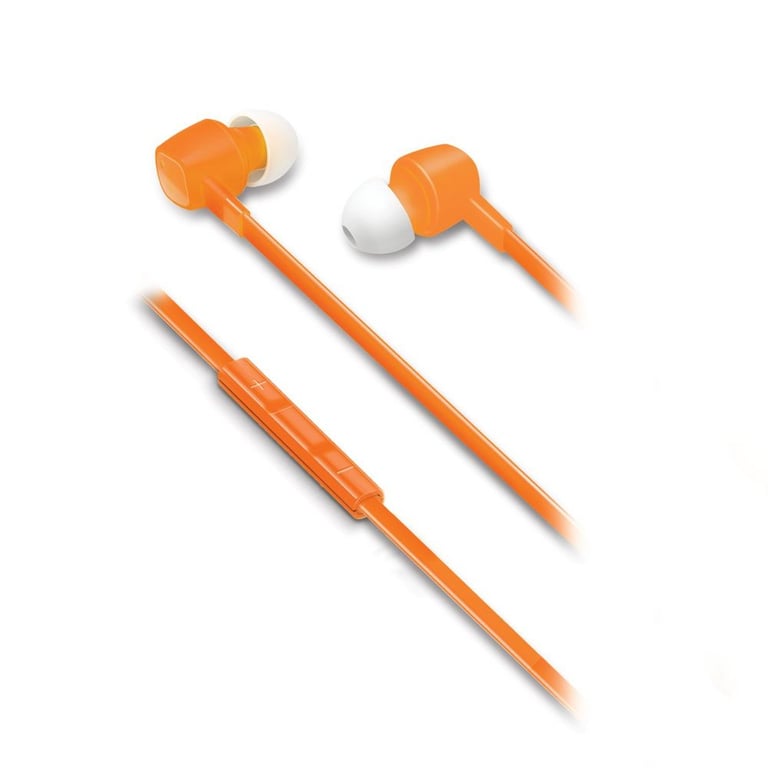 iLuv iEP385ORG JetTurbo In-Ear Headphones/Earbuds with iPod/iPhone Remote (Orange) Image 1