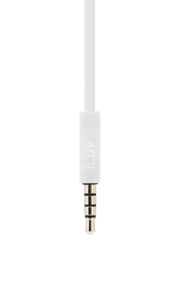 iLuv iEP385WHT JetTurbo In-Ear Headphones/Earbuds with iPod/iPhone Remote (White) Image 2