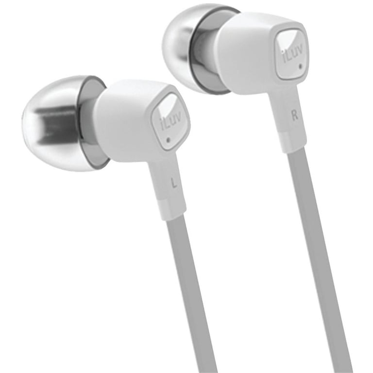 iLuv iEP385WHT JetTurbo In-Ear Headphones/Earbuds with iPod/iPhone Remote (White) Image 1